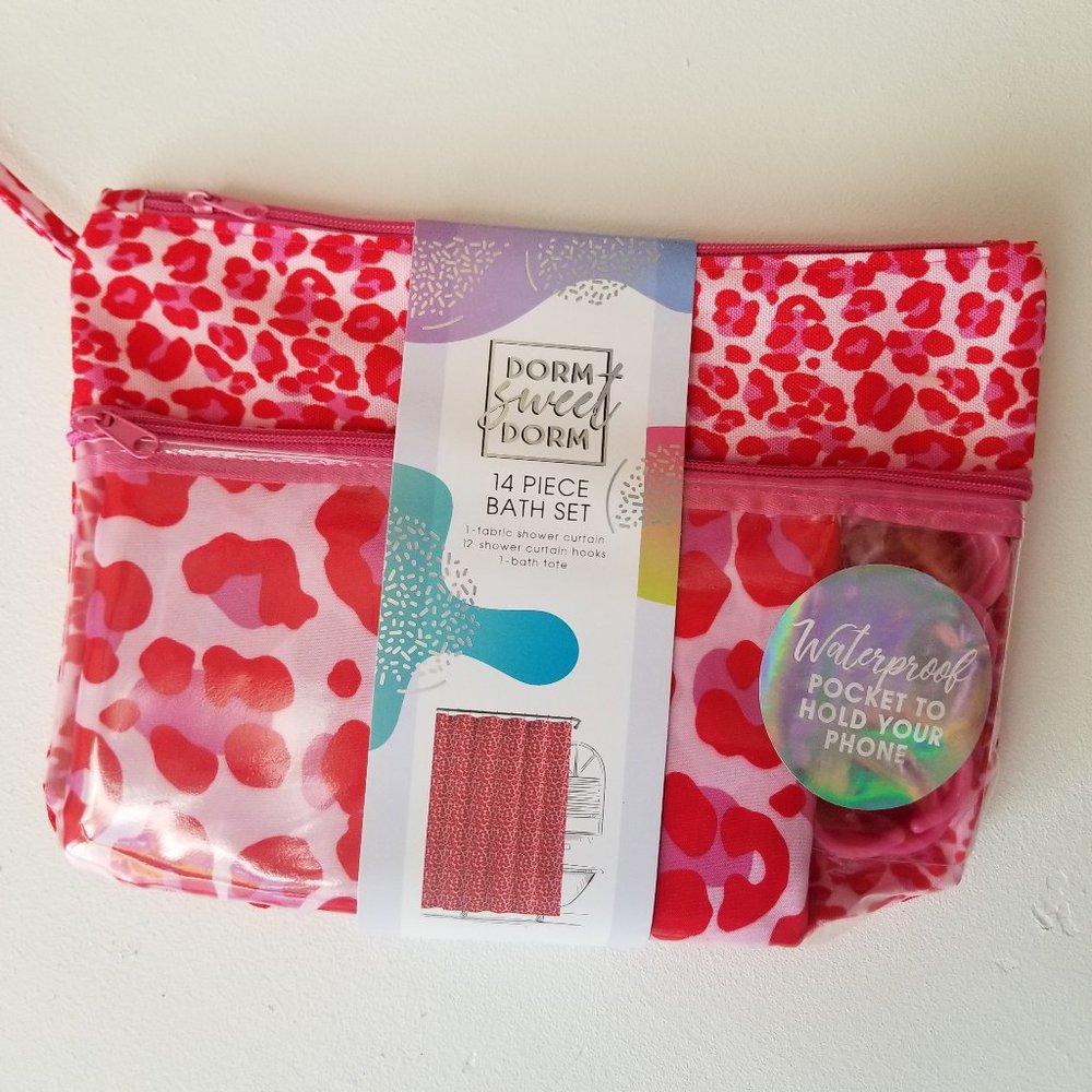 🟡 14-Piece Bath Set - Waterproof Pocket & Accessories//Mix and Match 2 x $25 - Picture 4 of 6